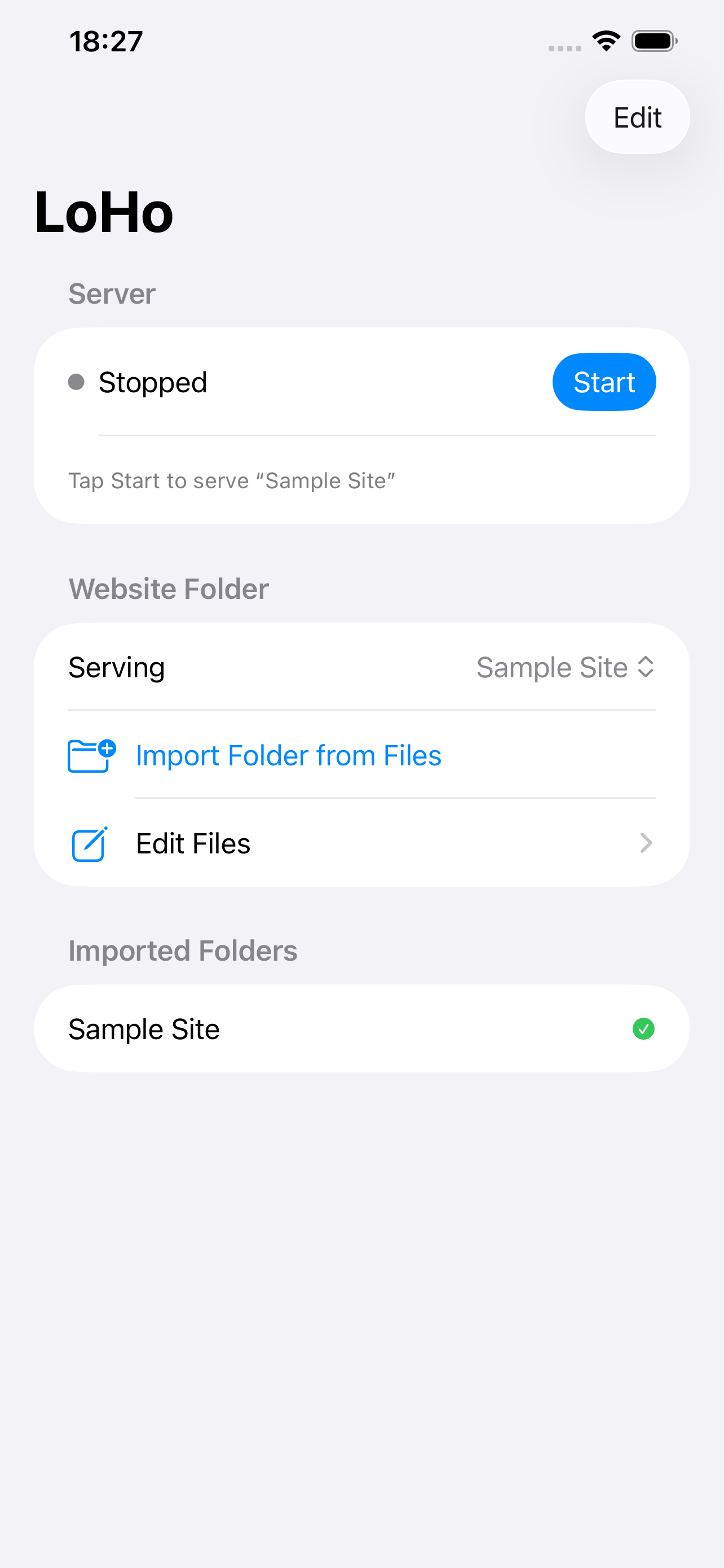 LoHo App Screenshot 1