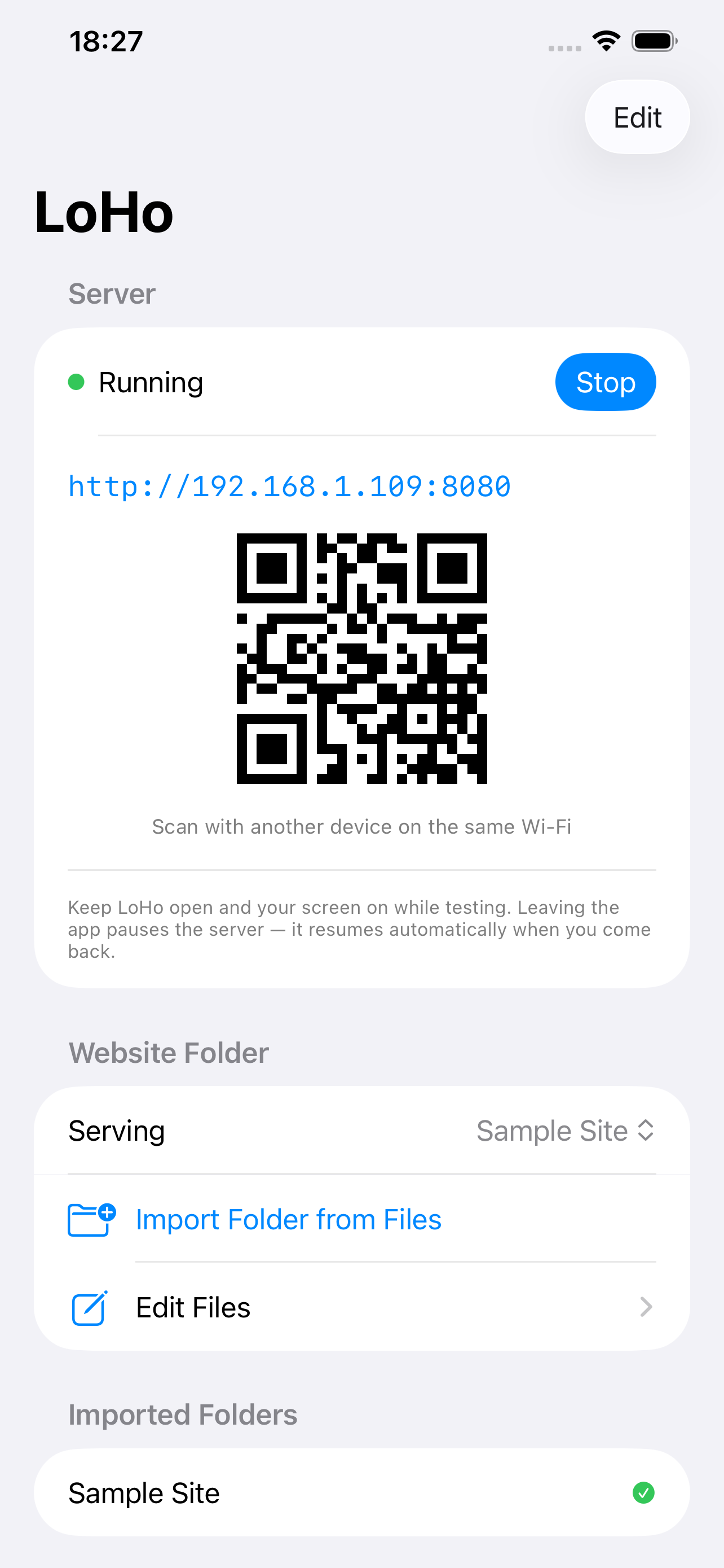 LoHo App Screenshot 2